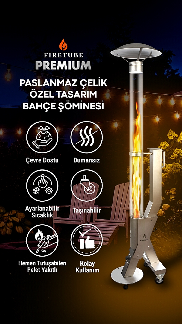 Firetube Premium Paslanmaz Çelik 