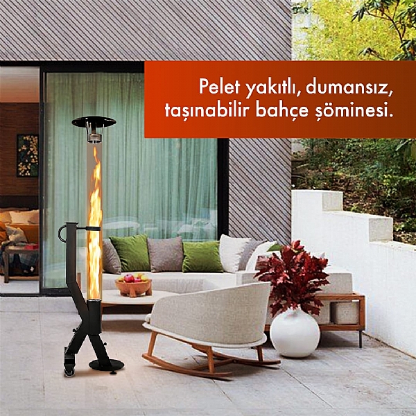 Taşınabilir Bahçe Şöminesi